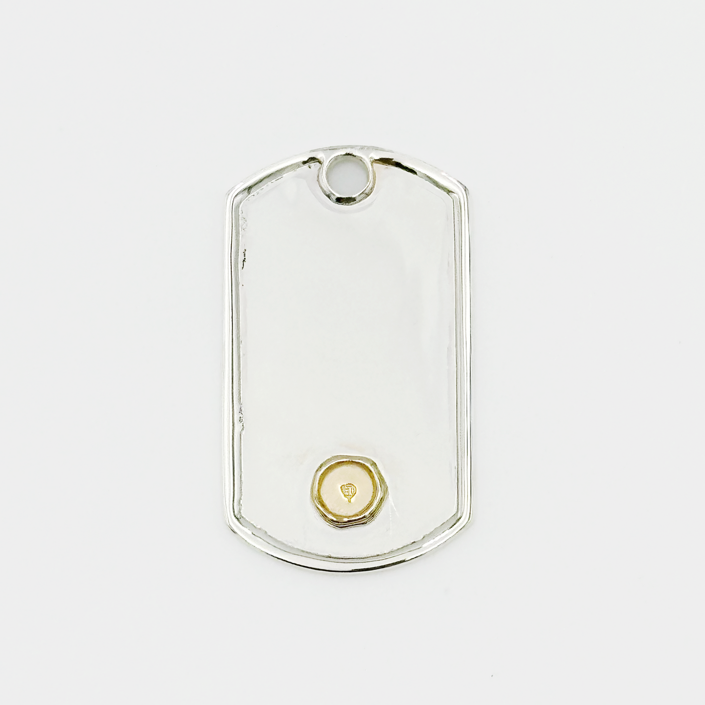 Frame- Gold Seal XM ID Tag Narrow Chain Necklace