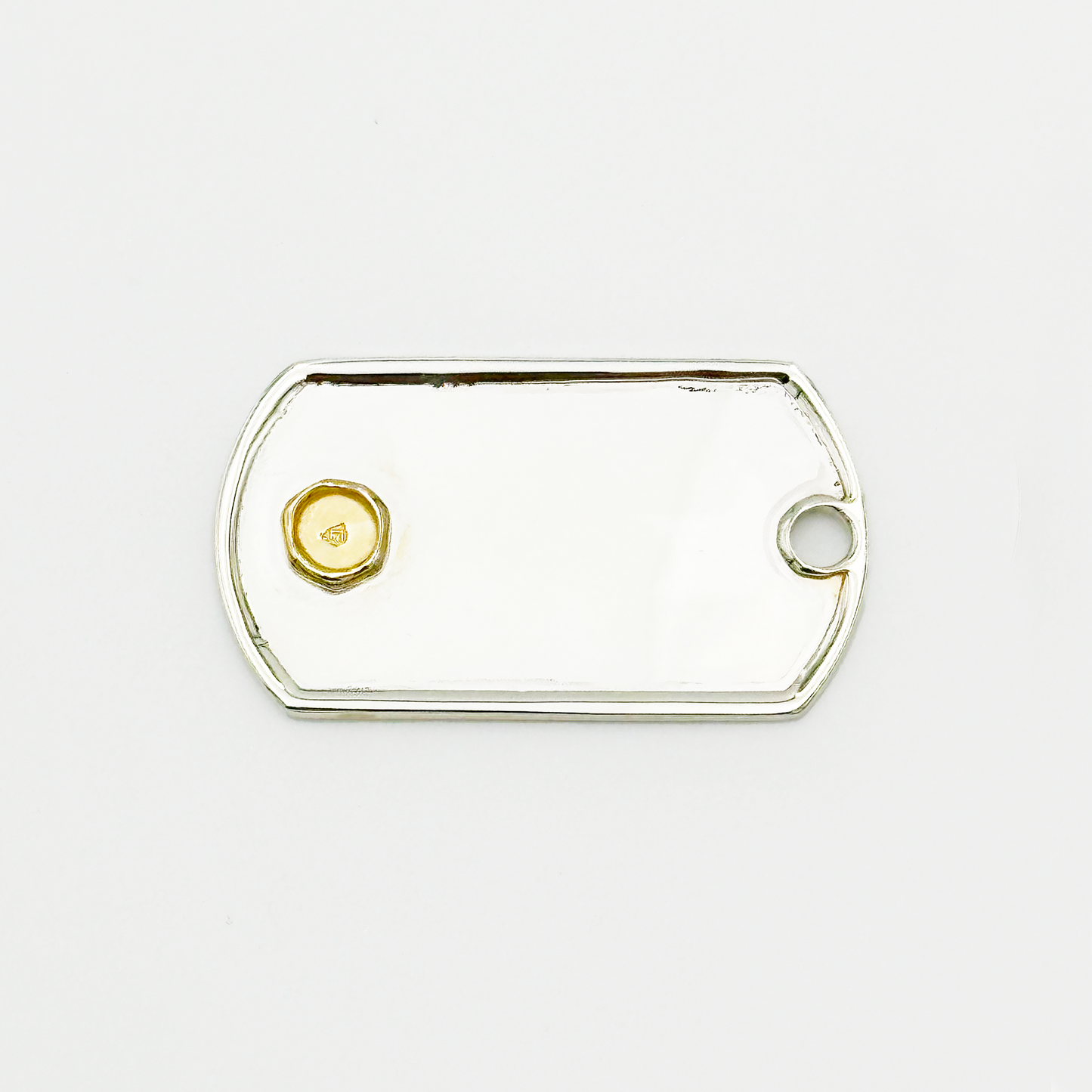 Frame- Gold Seal XM ID Tag Narrow Chain Necklace