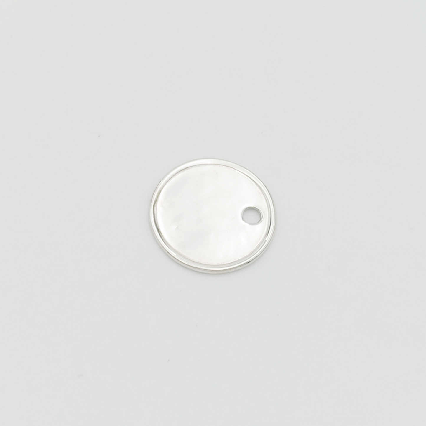 Coin-M ID Tag Narrow Chain Necklace