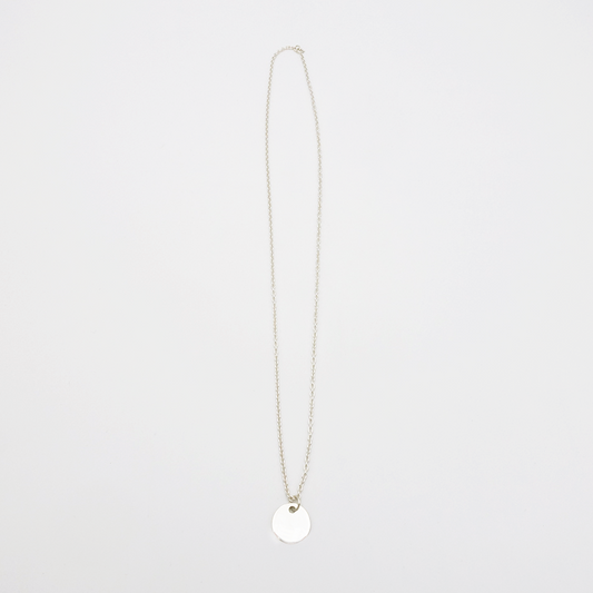 Round-M ID Tag Chain Necklace