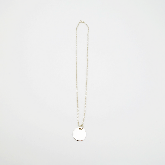 Round-M ID Tag Chain Necklace