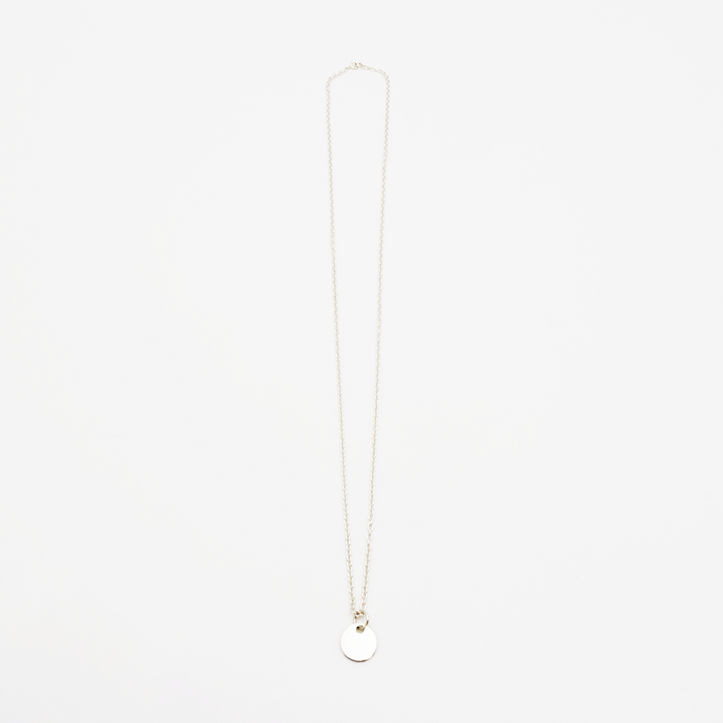 Round-S ID Tag Chain Necklace