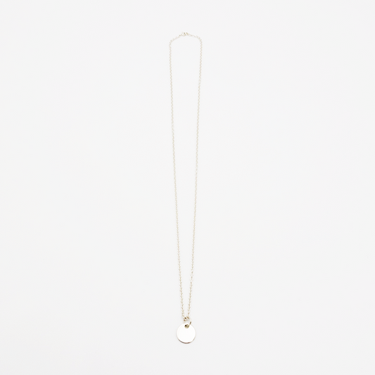 Round-S ID Tag Chain Necklace