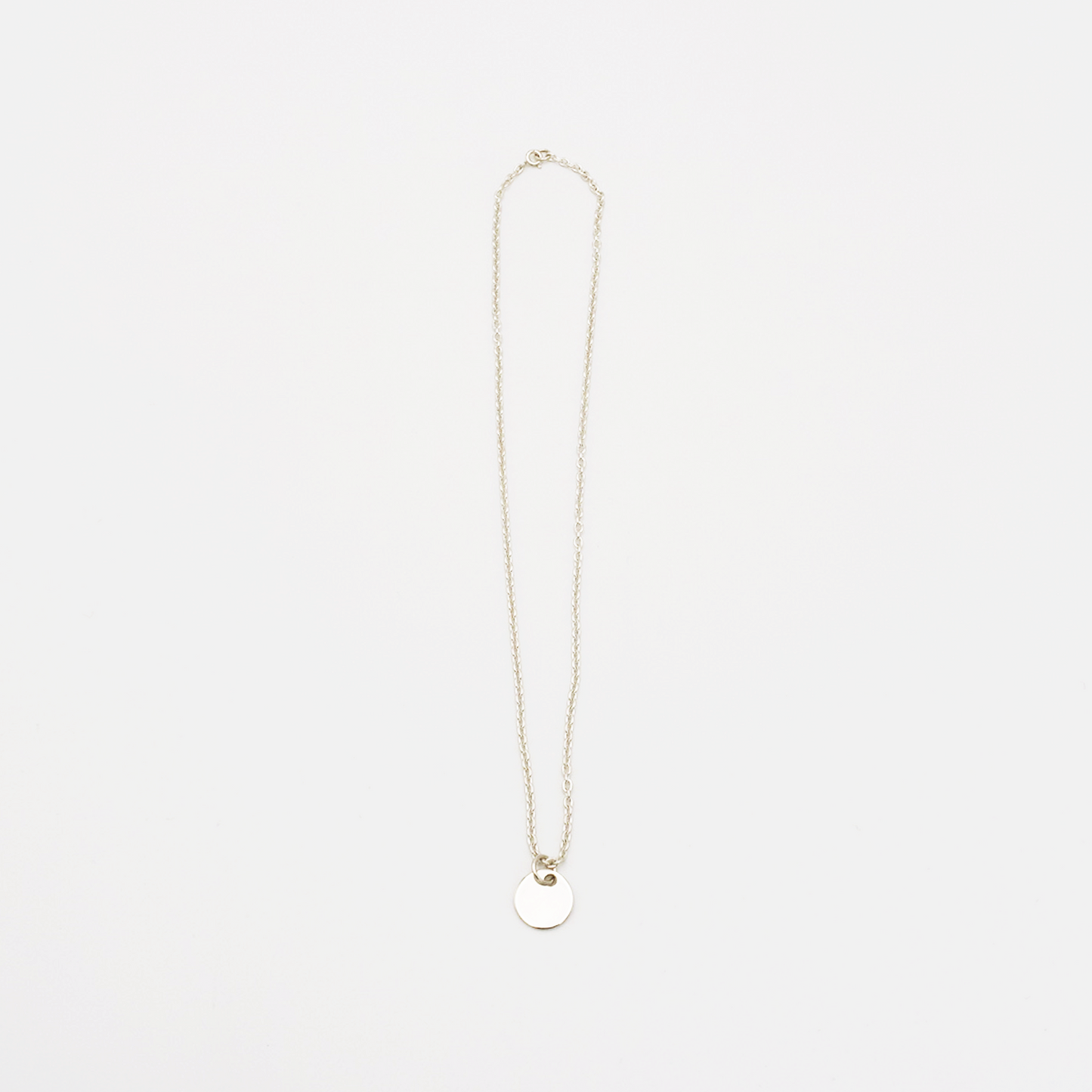 Round-S ID Tag Chain Necklace