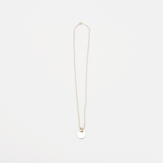 Round-S ID Tag Chain Necklace
