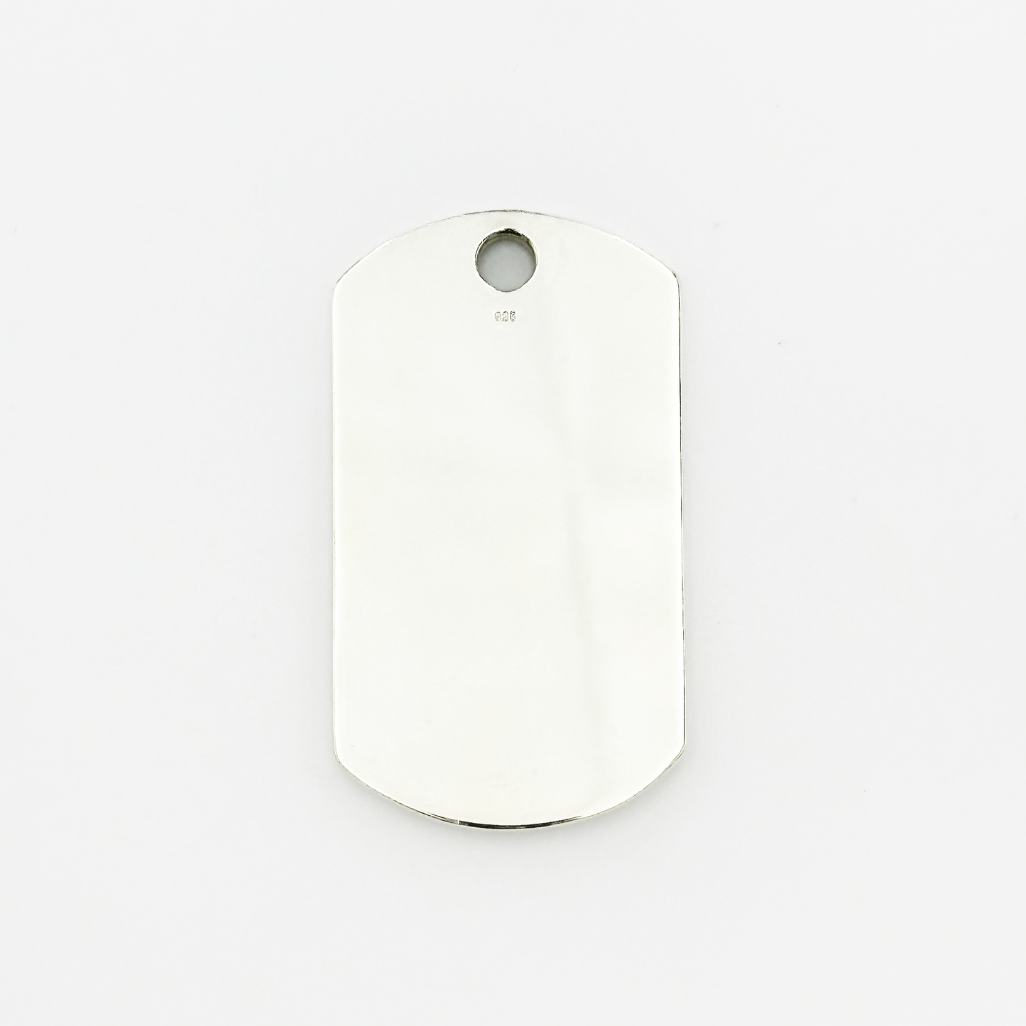 Plate- Gold Seal XM ID Tag Narrow Chain Necklace