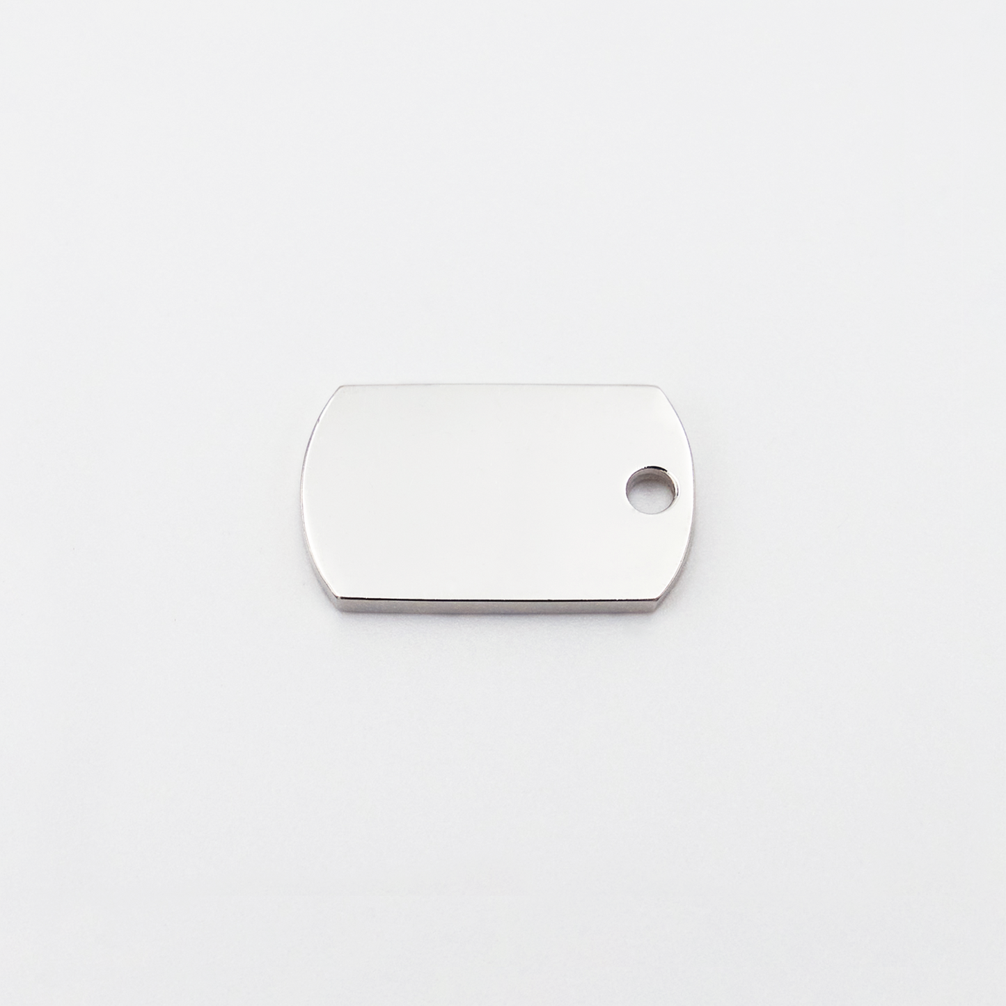 Plate-S ID Tag Narrow Chain Necklace