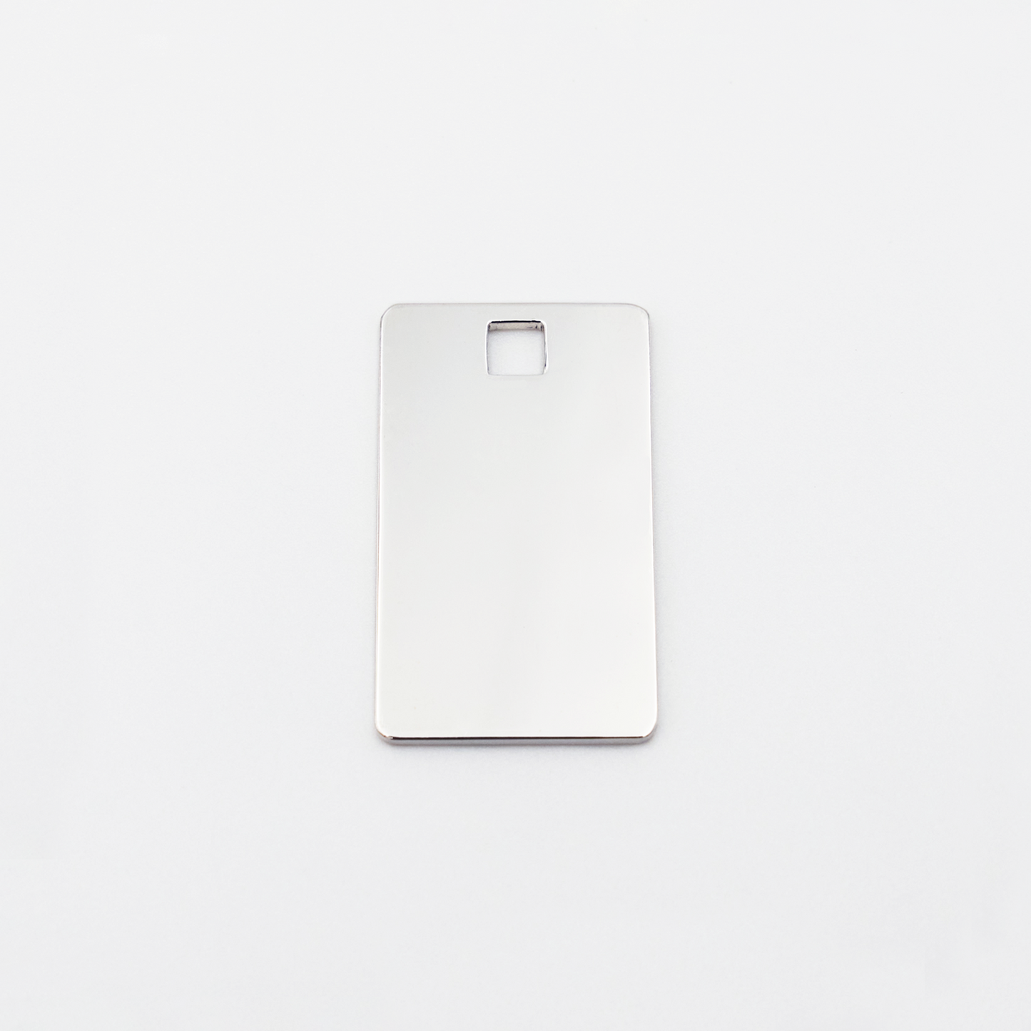 Square-M ID Tag Chain Necklace