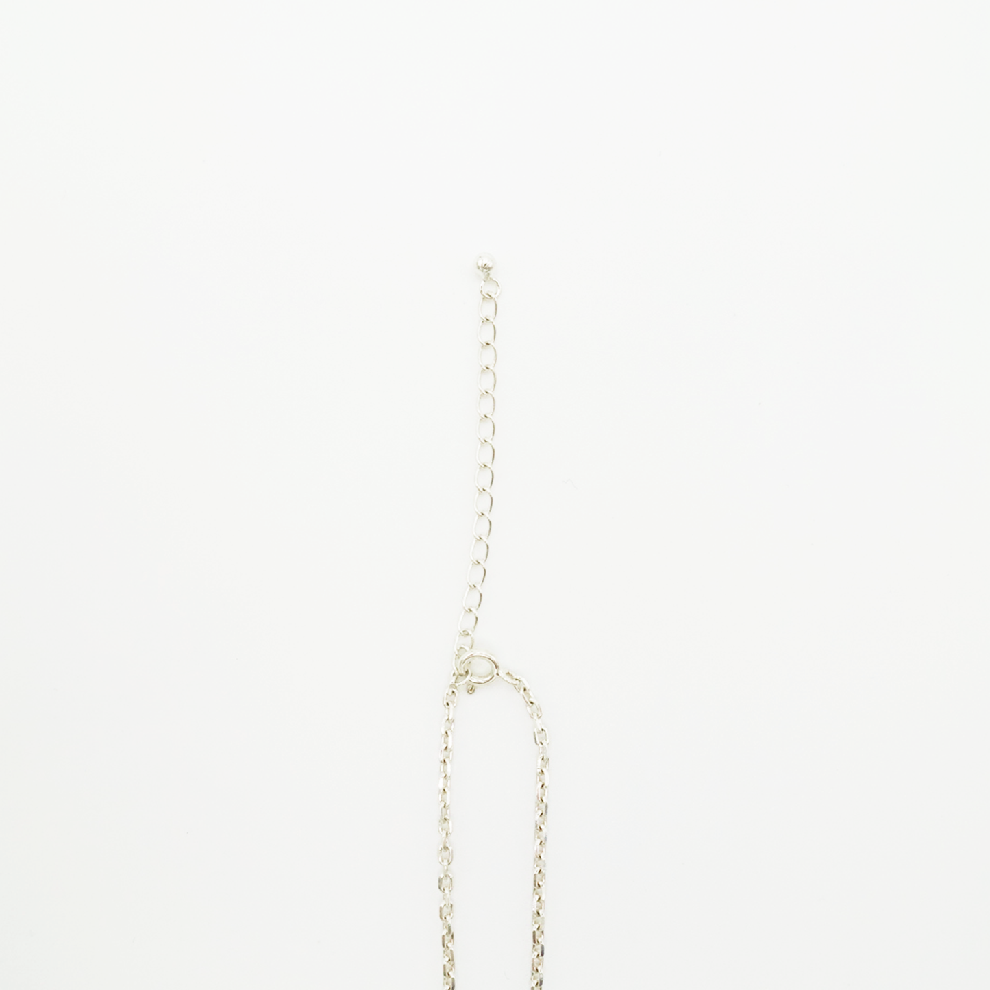 Plate-M ID Tag Narrow Chain Necklace