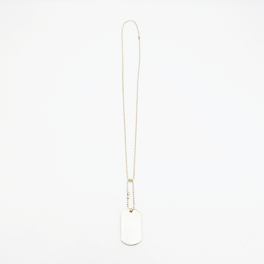 Frame-XM ID Tag Ball-Chain Necklace