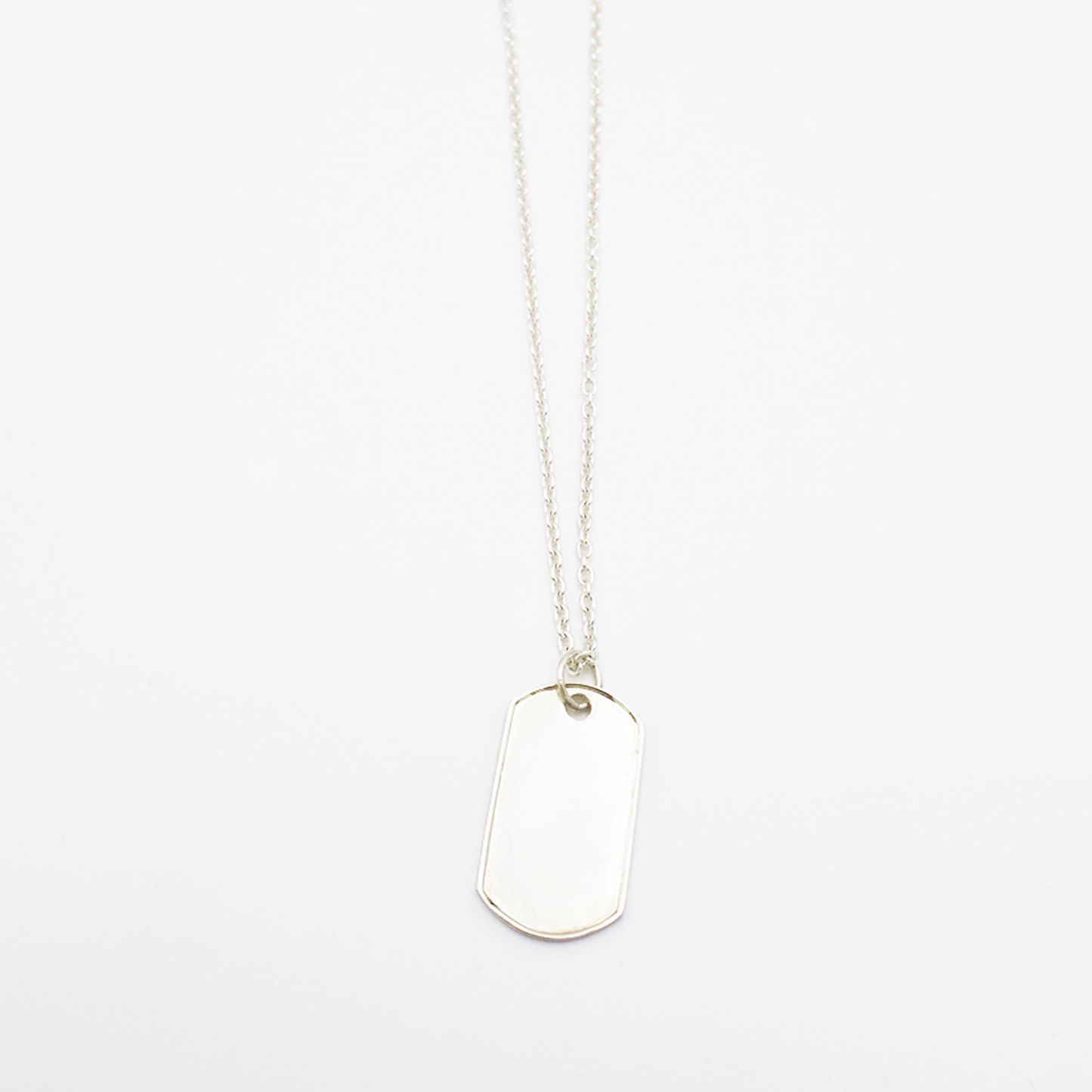 Frame-M ID Tag Chain Necklace