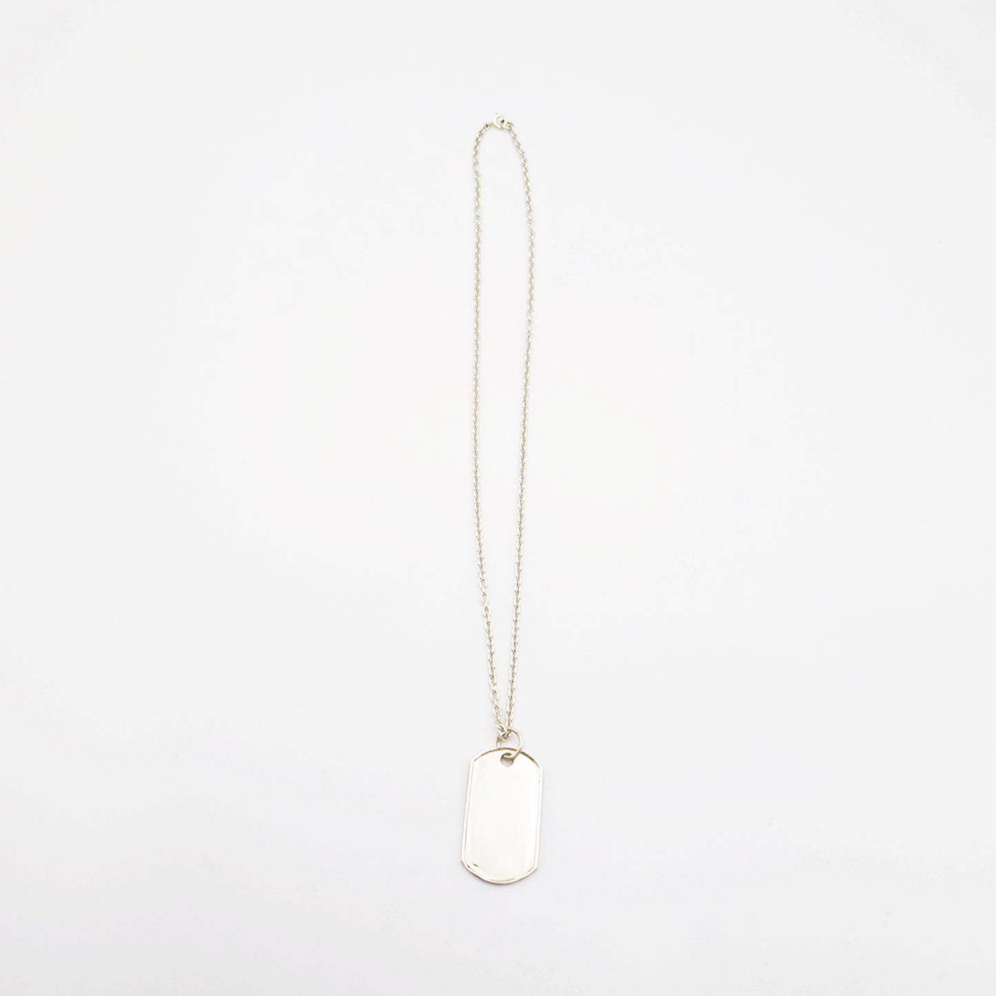 Frame-M ID Tag Chain Necklace