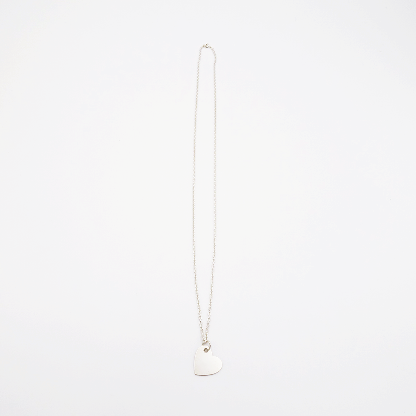 Heart-M ID Tag Chain Necklace