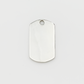 Frame-Gold Seal M ID Tag Chain Necklace