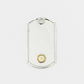 Frame- Gold Seal XM ID Tag Narrow Chain Necklace