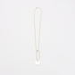 Round-M ID Tag Ball-Chain Necklace