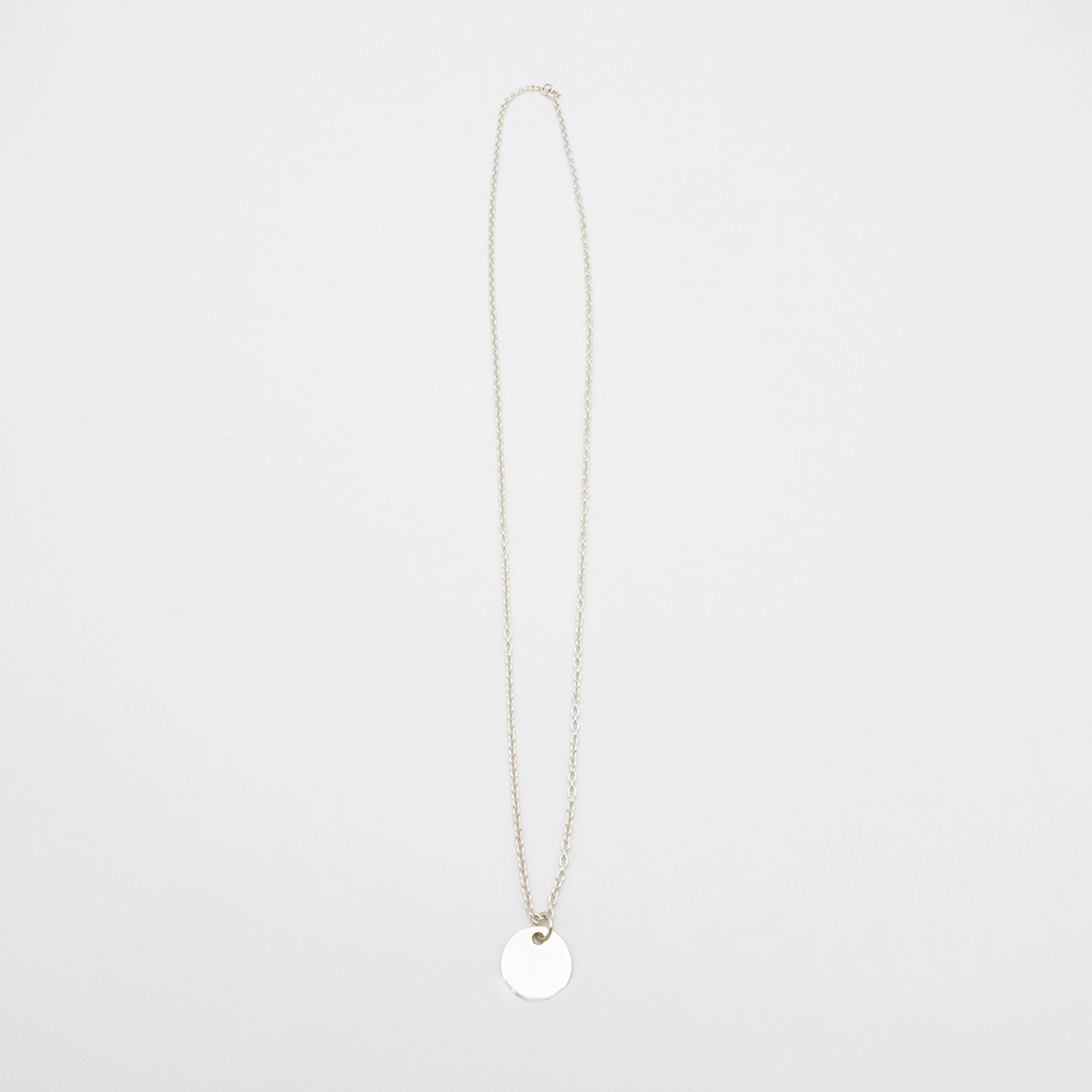 Round-M ID Tag Chain Necklace