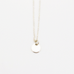 Round-S ID Tag Narrow Chain Necklace