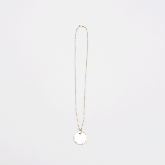 Coin-M ID Tag Chain Necklace