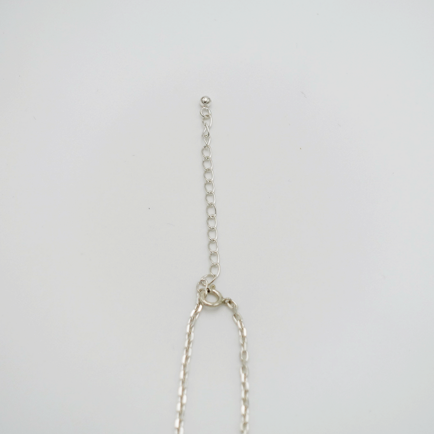 Coin-M ID Tag Narrow Chain Necklace
