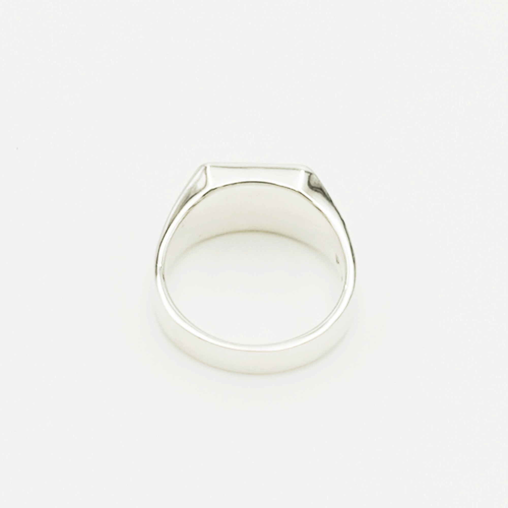 SIGNET Ring Round WIDE | INDEPENDENT Flowers u0026 Co. 21 / Silver