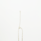 Plate-M ID Tag Narrow Chain Necklace