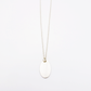 Oval-M ID Tag Chain Necklace